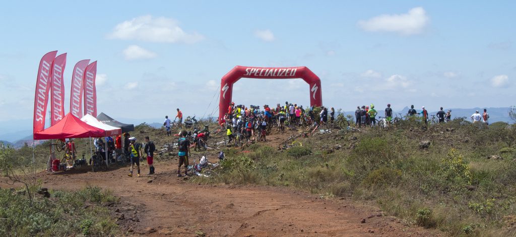 Os participantes curtiram muito a estrutura no alto do morro, além do visual e o lindo dia de sol