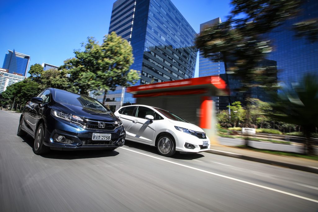 A linha 2018 do Honda Fit tem agora cinco opções, todas agora com motor 1.5 flex