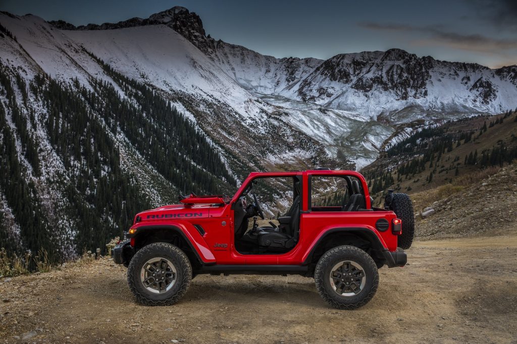 O novo Jeep Wrangler Rubicon em seu habitat natural