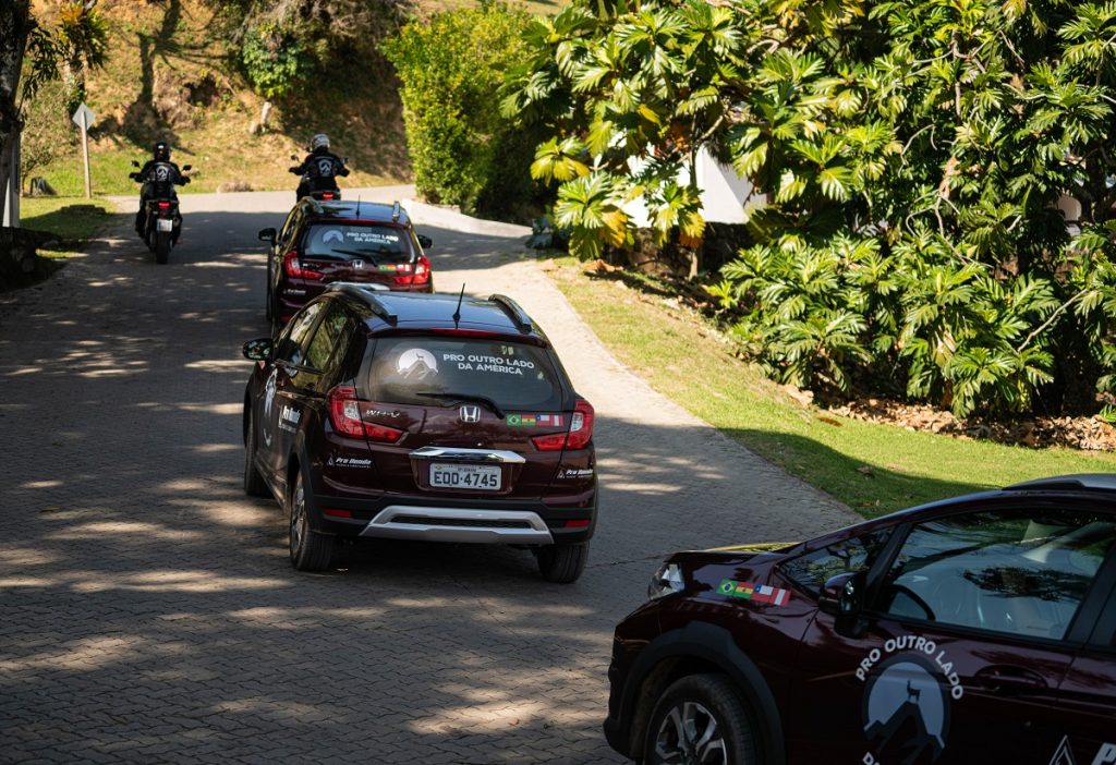 “Pro Outro Lado da América” vai rodar do Brasil ao Peru, num total de sete mil quilômetros (Foto: Honda/Divulgação)