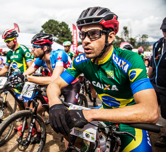 Rubens Donizete é o titular da equipe masculina na categoria cross-country de mountain bike
