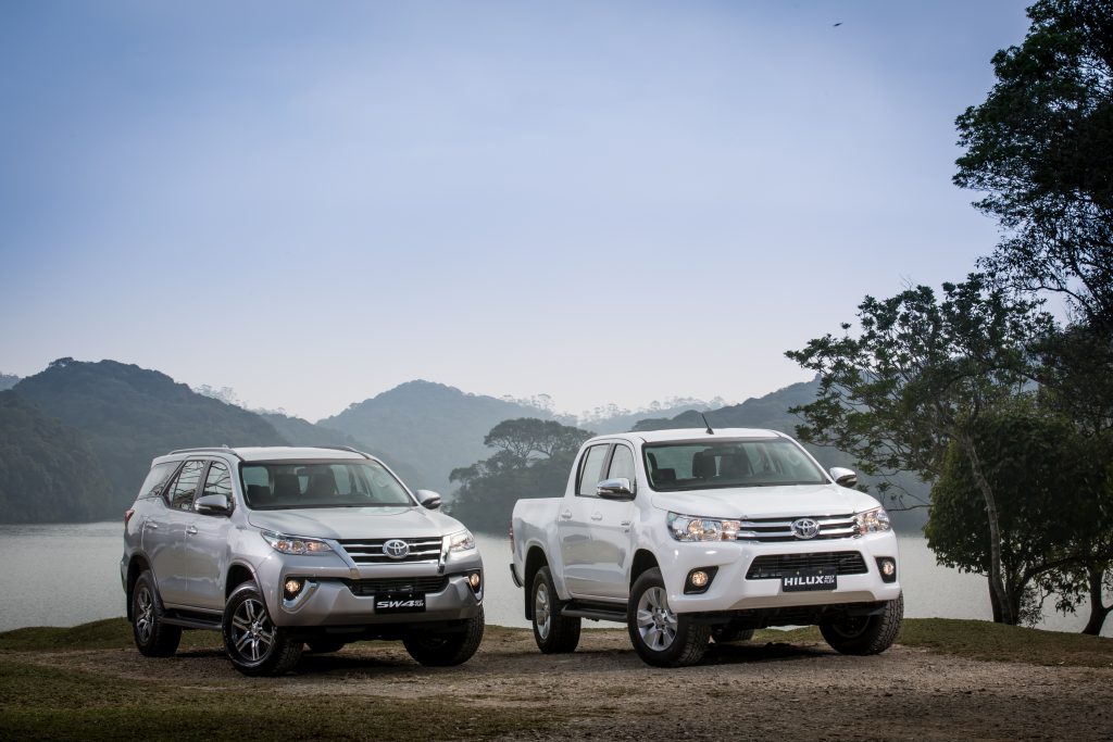 Os novos Flex complementam a linha Hilux e SW4 a diesel, que foram renovadas recentemente