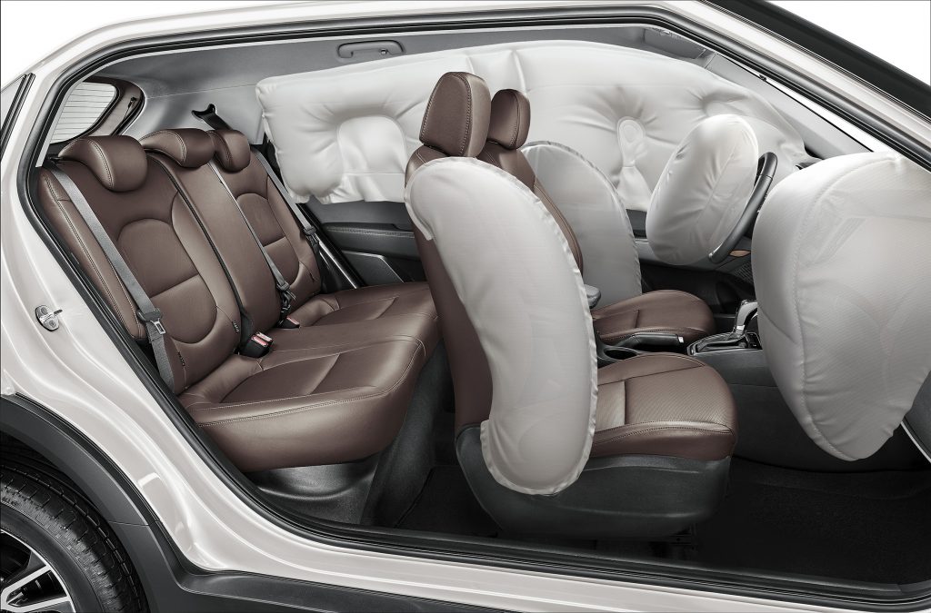 Pacote de segurança na versão topo de linha inclui seis airbags