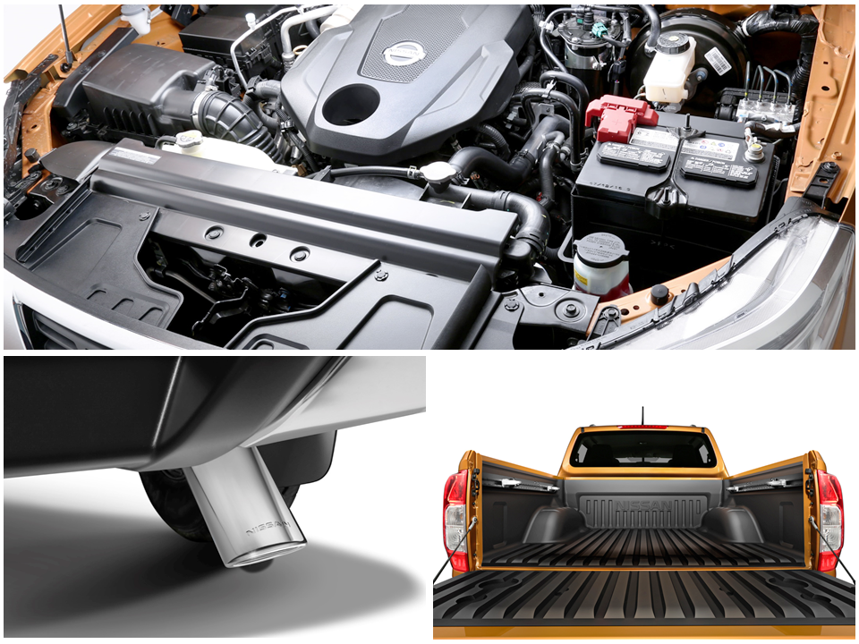 Motor biturbo diesel 2.3 litros 16 válvulas e acessórios: Frontier chega com força no segmento das pick-ups 