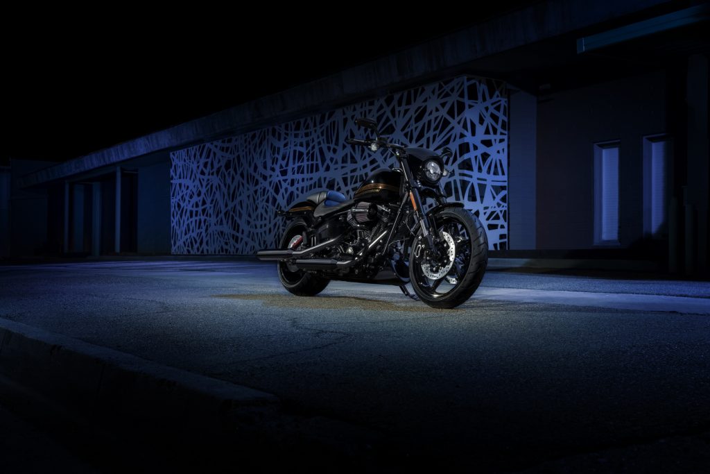 A Breakout, da Harley-Davidson, será uma das motos expostas no Bike Feste de São Lourenço
