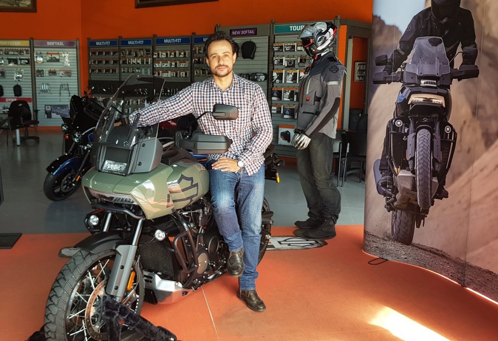 diretor da BH Harley Davidson, Luiz Afonso Vasconcelos