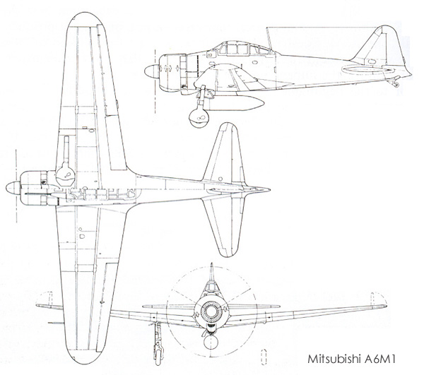  Projeto do Mitsubishi A6M Zero 